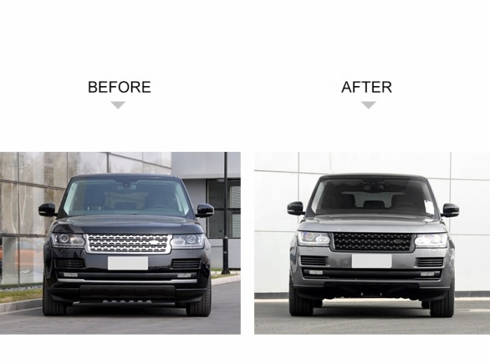 body kits for 2013-2017 door plate and bumper trim air-inlet grille for LAND ROVER RANGE ROVER VOGUE MODEL